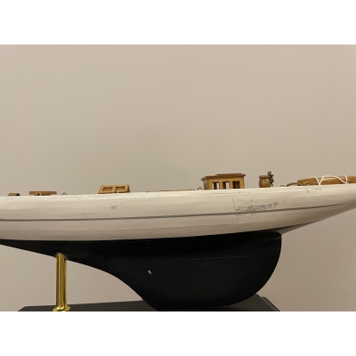 Outlet    ŻAGLOWIEC  REPLIKA JACHT MODEL OKRĘT STATEK ŁÓDŹ 57x8.5x57 cm