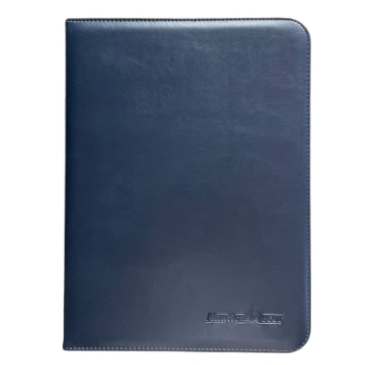 Teczka biwuar etui folder segregator na dokumenty marynarskie GRANDE EDM5 NAVY BLUE format A4 dedykowana dla posiadaczy certyfikatów formatu A4