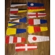 Profesjonalne Flagi MKS Międzynarodowy Kod Sygnałowy, Gala Banderowa, Code of Signals Flags 40szt 90x70cm