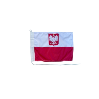 Polska flaga państwowa z godłem Bandera polska BANDERA 40 x 30 cm