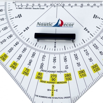 Zestaw TRÓJKĄTY NAWIGACYJNE 2szt Nautical triangles 28 i 35 cm PRODUKT POLSKI NauticDecor certyfikat Urzędu Miar i Wag PRZENOŚNIK Nawigacyjny