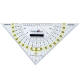 Zestaw TRÓJKĄTY NAWIGACYJNE 2szt Nautical triangles 28 i 35 cm PRODUKT POLSKI NauticDecor certyfikat Urzędu Miar i Wag PRZENOŚNIK Nawigacyjny