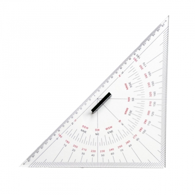 Trójkąt Nawigacyjny NAUTICAL TRIANGLE 30 cm Ekierka nawigacyjna