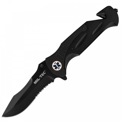 Nóż ratowniczy ratunkowy RESCUE KNIFE składany kieszonkowy scyzoryk Mil-tec 15347000