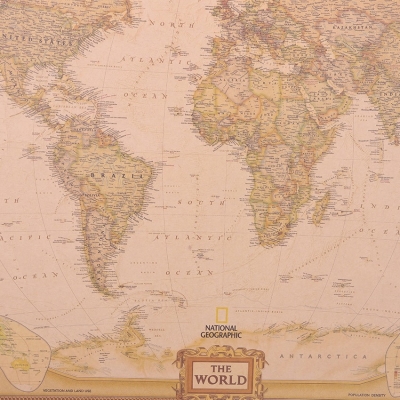 Obraz Mapa Świata retro