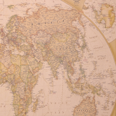 Obraz Mapa Świata retro