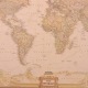 Obraz Mapa Świata retro
