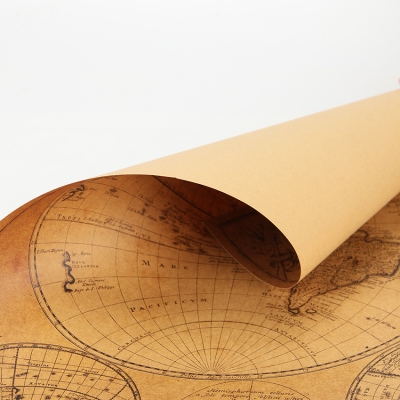 Obraz Mapa świata retro vintage world map