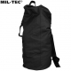 Worek marynarski z szelkami, worek żeglarski z szelkami, MiL-TeC, PVC, black, czarny