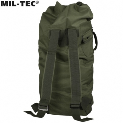 Worek marynarski z szelkami, worek żeglarski z szelkami, MiL-TeC, PVC, olive, oliwkowy