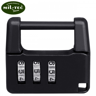 Kłodka z zamkiem szyfrowym miltec mil-tec15925100 do worka marynarskiego, torby