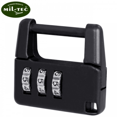 Kłodka z zamkiem szyfrowym miltec mil-tec15925100 do worka marynarskiego, torby
