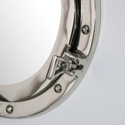 SREBRNY BULAJ Lustro - ILUMINATOR port hole mirror  38 cm
