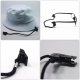 Smycz do czapki zabezpieczenie KLIPS hat retainer cap leash elastyczna pomarańczowa