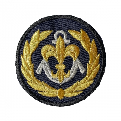 Emblemat harcerski żeglarski do czapki garnizonowej bejsbolówki
