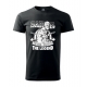 Koszulka żeglarska, T-shirt, czarna, black, 4XL, Poeye the man, the myth, the legend dla żeglarza dla marynarza
